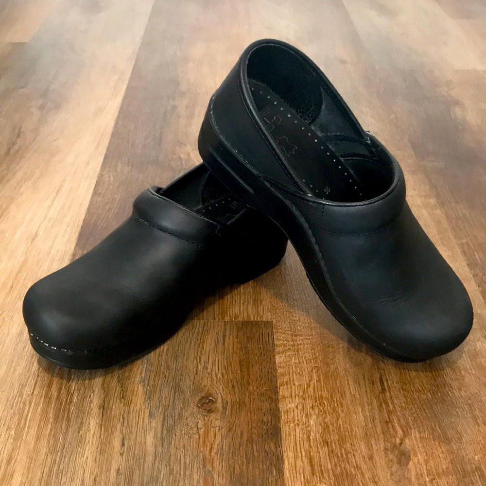 Dansko Professional Matte Black Clogs